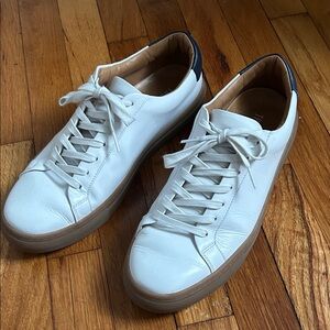Thursday Boot Company White and Tan Leather Men's Sneakers